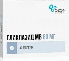  Гликлазид МВ тб 60мг N30 