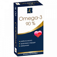  Омега-3 90% (БАД) капс N30 