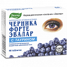Черника форте с таурином (БАД) тб 0.62г №60 