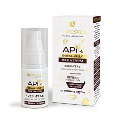 Крем-гель для кожи вокруг глаз "Новосвит" Аpi royal jelly bee venom 30мл N1