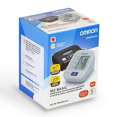 Тонометр Omron M2 Basic адаптер+универсальная манжета N1 