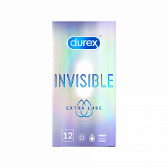  Презерватив DUREX invisible EXTRA LUBE N12 