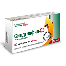 Силденафил-СЗ тб 25мг №20 