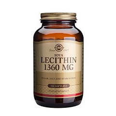  Натуральный соевый лецитин капс 1360мг N100 