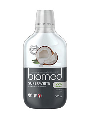  Ополаскиватель для полости рта "Biomed" Superwhite комплексный 500мл N1 