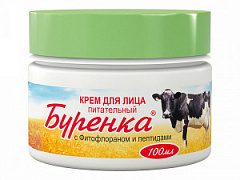  Крем для лица "Буренка" Лошадиная сила питательный с фитофлораном и пептидами 100мл N1 