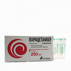  Парацетамол-Альтфарм свечи 250мг N10 