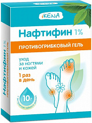  Гель "IKENA" Нафтифин противогрибковый 1% 10г N1 