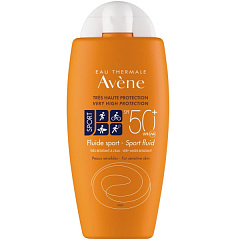  Флюид солнцезащитный Авен СПОРТ SPF50+ 100мл N1 