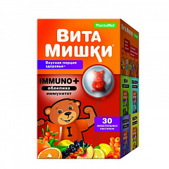  ВитаМишки Immuno+ БАД пастилки N30 