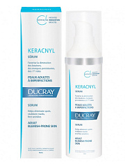  Сыворотка "Ducray" Keracnyl разглаживающая для проблемной кожи 30мл N1 
