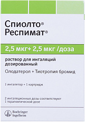  Спиолто Респимат р-р 2.5мкг+2,5мкг/доза 4мл N1 