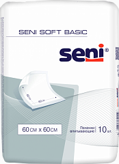  Пеленка гигиеническая Seni Soft Basic 60см*60см N10 