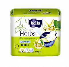  Прокладки "Bella Herbs tilia comfort" N10 