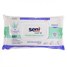 Влажные салфетки "Seni Care" Classic с алоэ вера и аллантоином №68 
