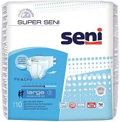  Подгузники Super Seni Air L N10 