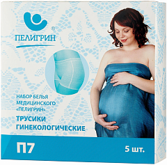  Набор белья №12 "Пелигрин" П7 (Трусы гинекологические "Just me mammy"(Джаст ми) 42-46разм N4 