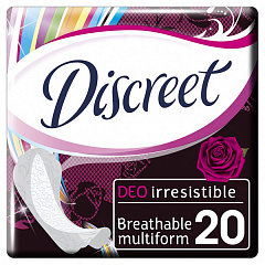  Прокладки гигиенические "Discreet" ежедневные Deo irresistible multiform single N20 