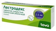  Лестродекс тб 2.5мг N30 