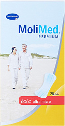 Прокладки при недержании "Molimed Premium Ultra Micro" женск впитываемость N28 