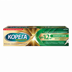  Корега Professional крем для фиксации зубных протезов нежная мята 40г N1 