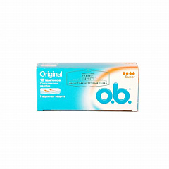 Тампоны ватные "O.b." супер N16