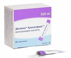  Депакин хроносфера гран 500мг N30 
