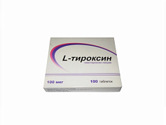 L-тироксин тб 100мкг N100 