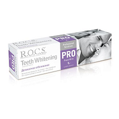  Зубная паста "R.O.C.S PRO " деликатное отбеливание Fresh Mint 135г N1 