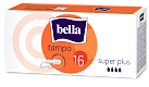 Тампоны "Bella" супер плюс без аппликатора N16 