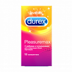  Презерватив DUREX pleasure max N12 