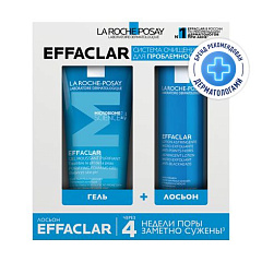  Эфаклар Набор (Лосьон, сужающий поры, 200 мл + Очищающий гель 200 мл) N1 