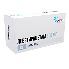  Леветирацетам тб 500мг N60 