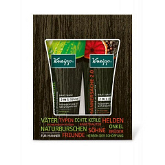 Набор косметики мужской "Kneipp"( Гель д/душа и шампунь Яркий старт + Мужская история) N2