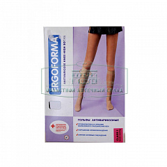  Гольфы антиварикозные женские "Ergoforma" 1 класс компр 18-22мм рт ст 2разм N1 