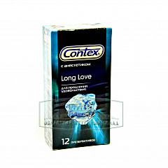  Презерватив "Contex Long love" с анестетиком N12 