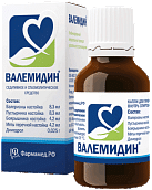 Валемидин капли внутр спирт 25мл фл-кап пач карт N1x1 АВЗ РОС 