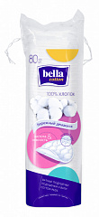  Ватные диски (подушечки косметические) круглые Bella cotton N80 