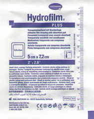  Повязка "Hydrofilm Plus" пленочная с впит. подушечкой 5см*7.2см N1 