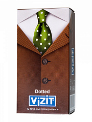  Презерватив "Vizit" Dotted точечные N12 