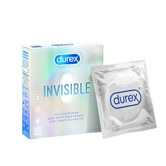  Презерватив DUREX invisible EXTRA LUBE N3 
