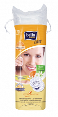 Ватные диски (подушечки косметические) Bella с D-пантенолом и экстрактом цветка апельсина N70