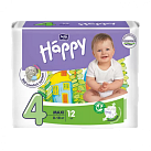 Подгузники Bella baby happy maxi 8-18кг N12 