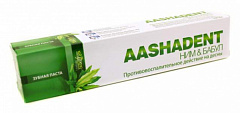  Зубная паста "Aasha herbals" Aashadent Ним и бабул 100г N1 