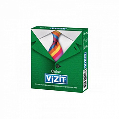  Презерватив "Vizit"Сolor Цветные с ароматом клубники N3 