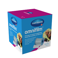  Пластырь "Omnifilm" гипоаллерг фикс (прозрачный) с держателем 5см*5м N1 