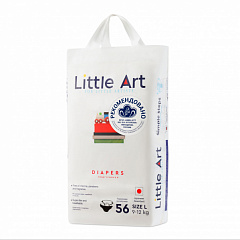  Подгузники детские "Little Art" 9-12кг L N56 