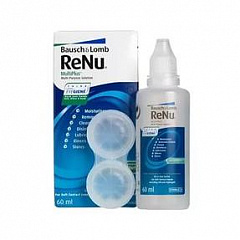  Раствор для ухода за контактными линзами ReNu Multi plus 60мл N1 