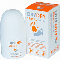  Средство длител действия (антиперспирант) "Dry Dry" Classic Roll-on от обил потоотдел 35мл N1 