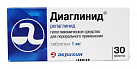 Диаглинид тб 1мг №30 